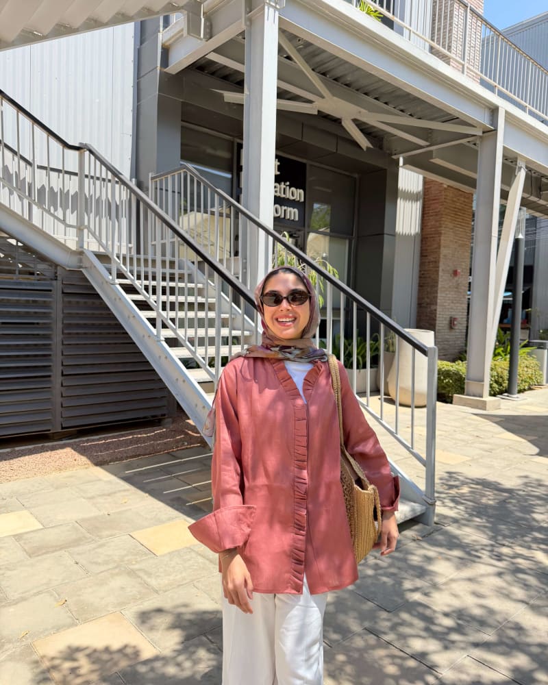 Breeze shirt-Dusty teracotta 