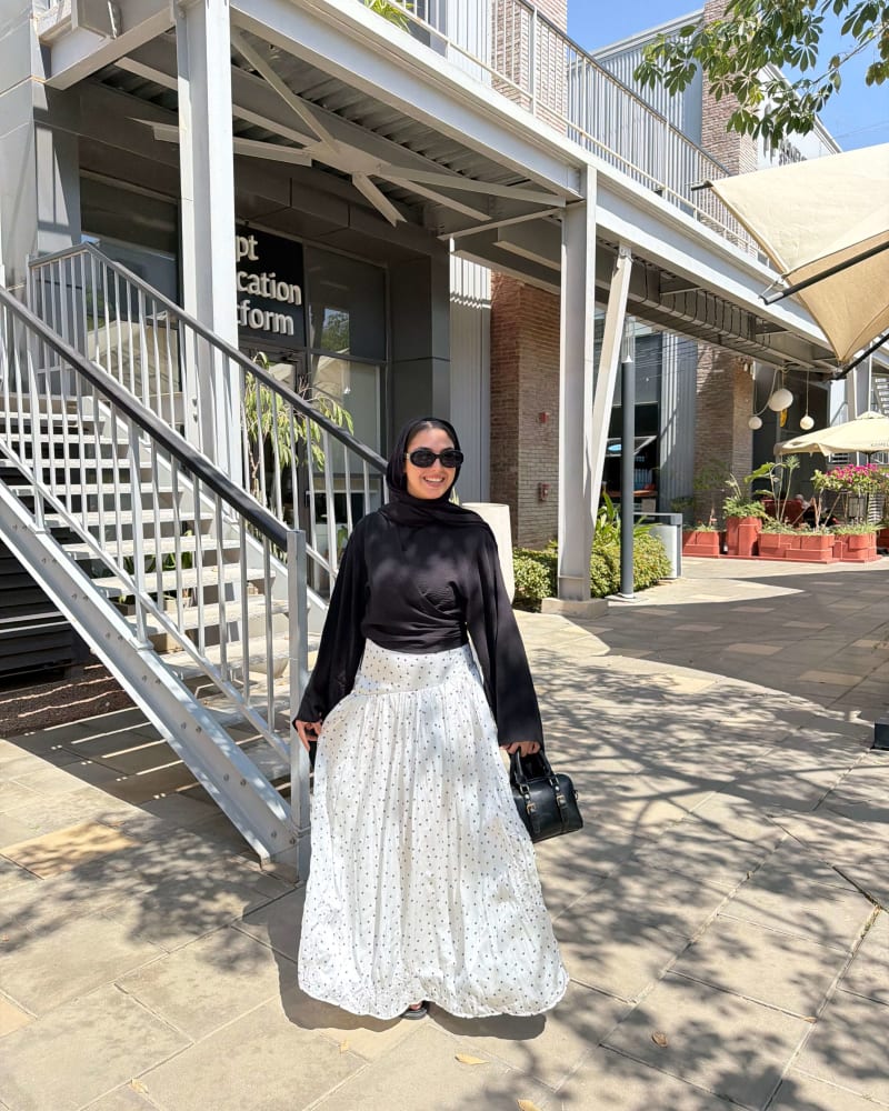 Polka dots skirt