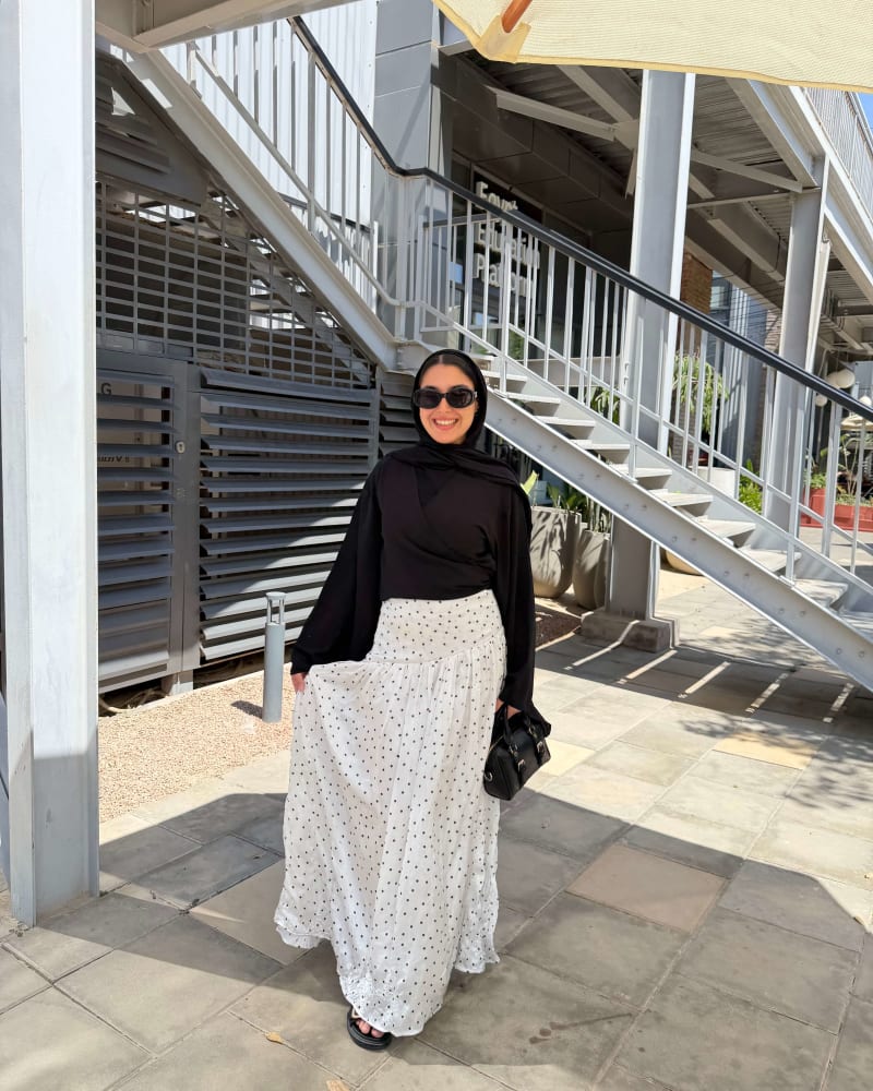 Polka dots skirt