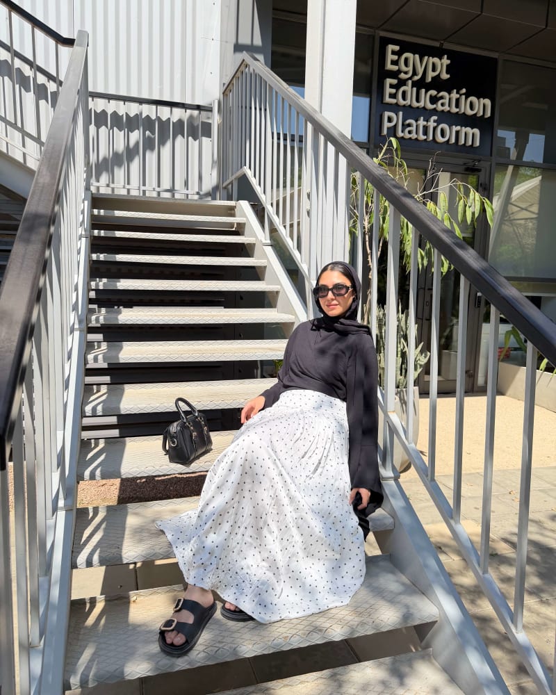 Polka dots skirt