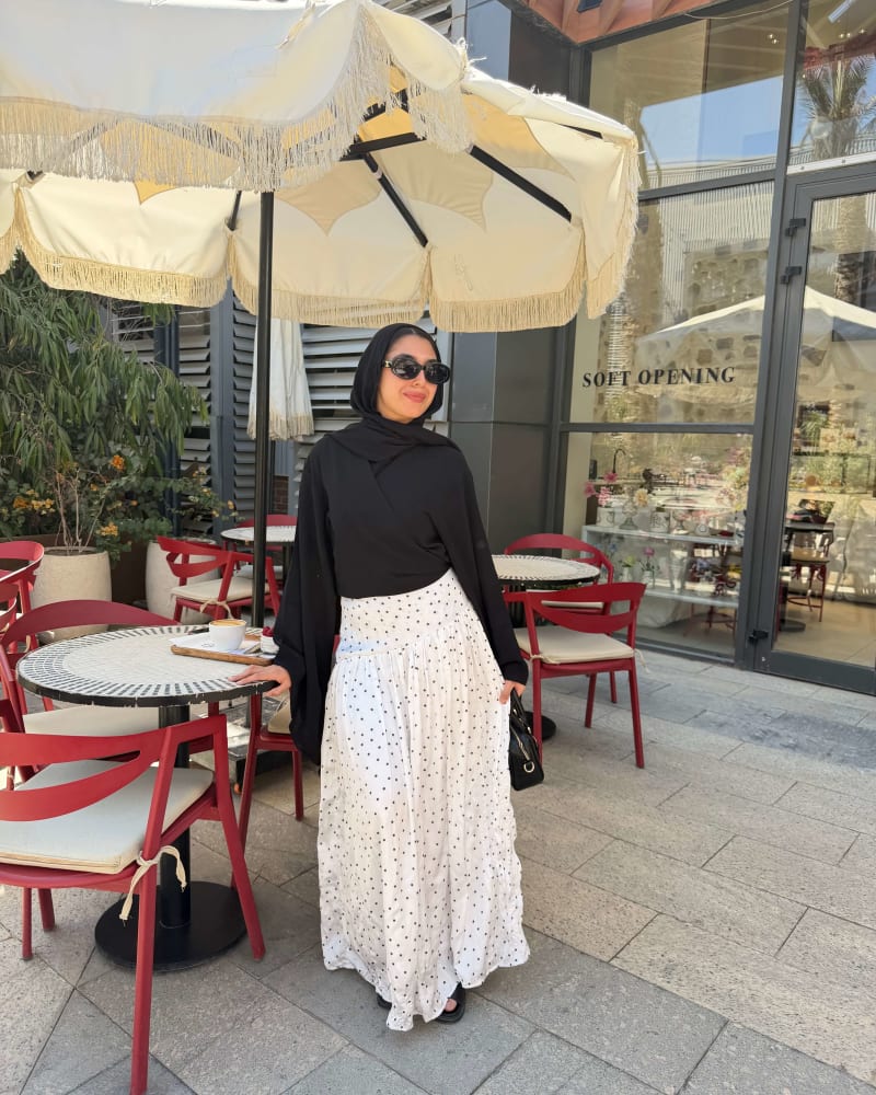 Polka dots skirt