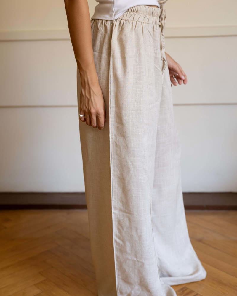 Flowy pants - beige 