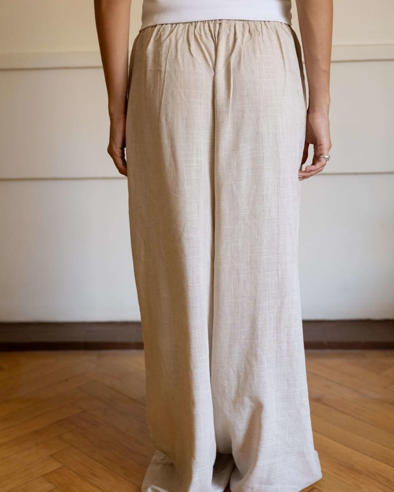 Flowy pants - beige 