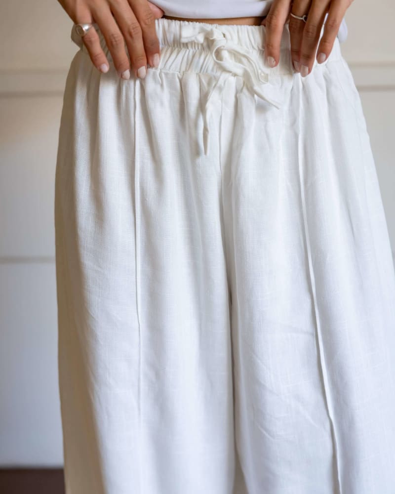 Flowy  pants -  white 