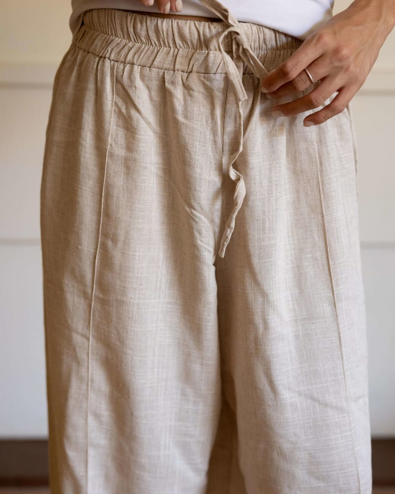 Flowy pants - beige 