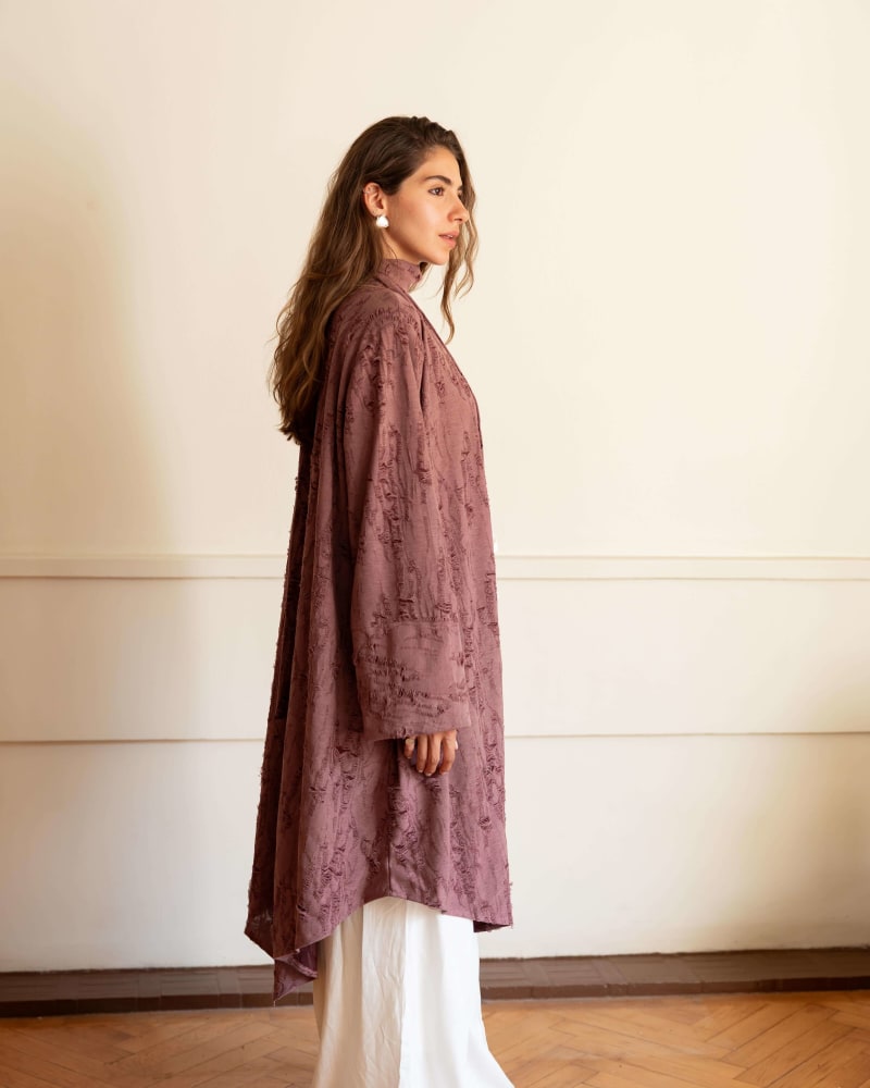 The oasis kimono-Dusty mauve