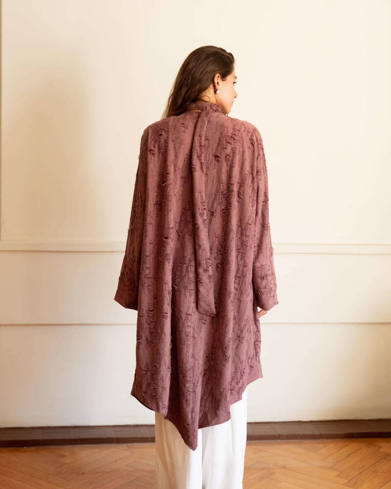 The oasis kimono-Dusty mauve