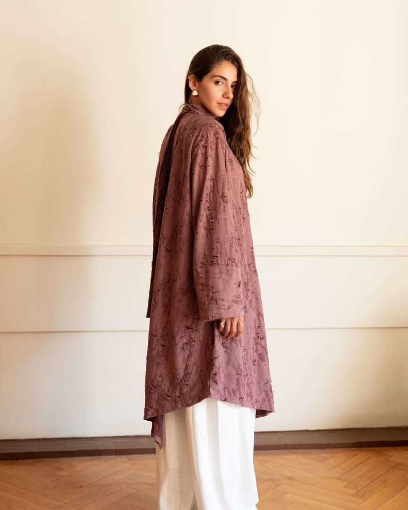 The oasis kimono-Dusty mauve