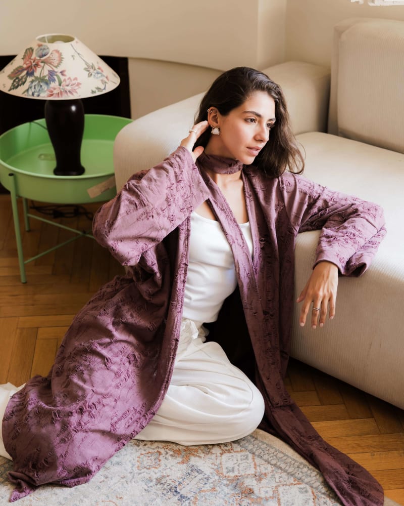 The oasis kimono-Dusty mauve