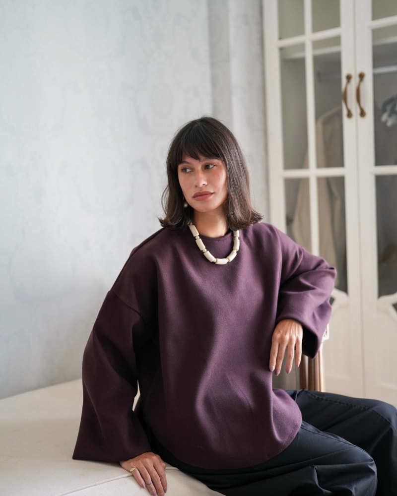 Miren top-plum