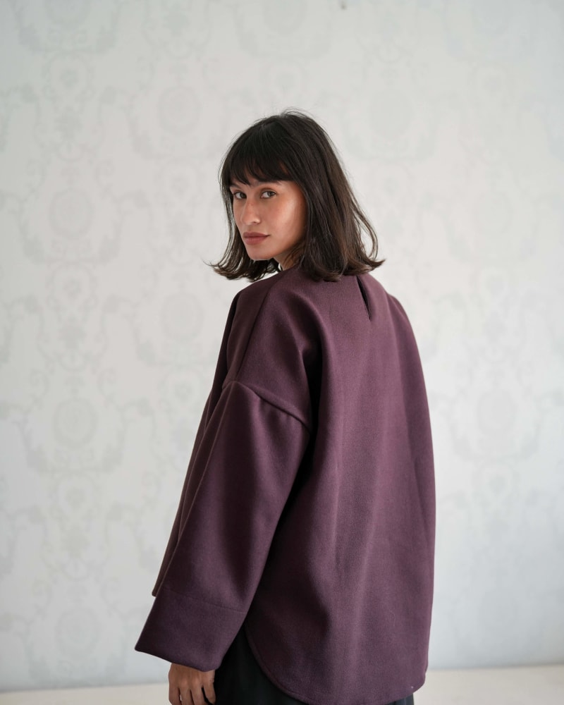 Miren top-plum