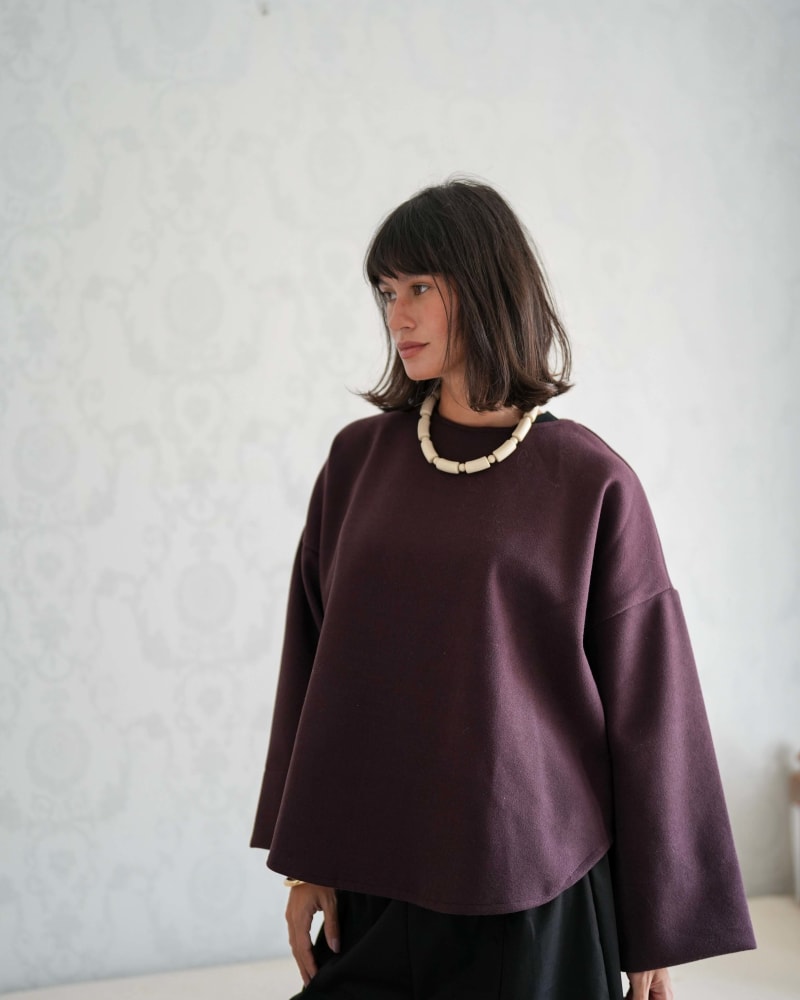 Miren top-plum