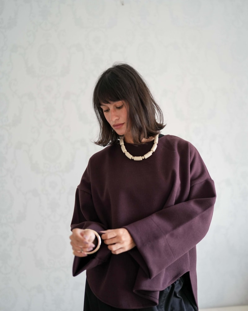 Miren top-plum