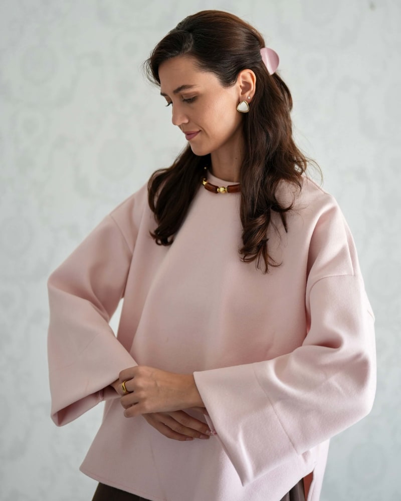 Miren top-Blush pink