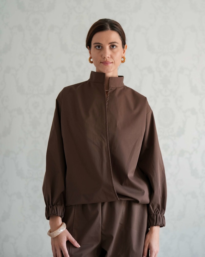 The iconic jacket-brown