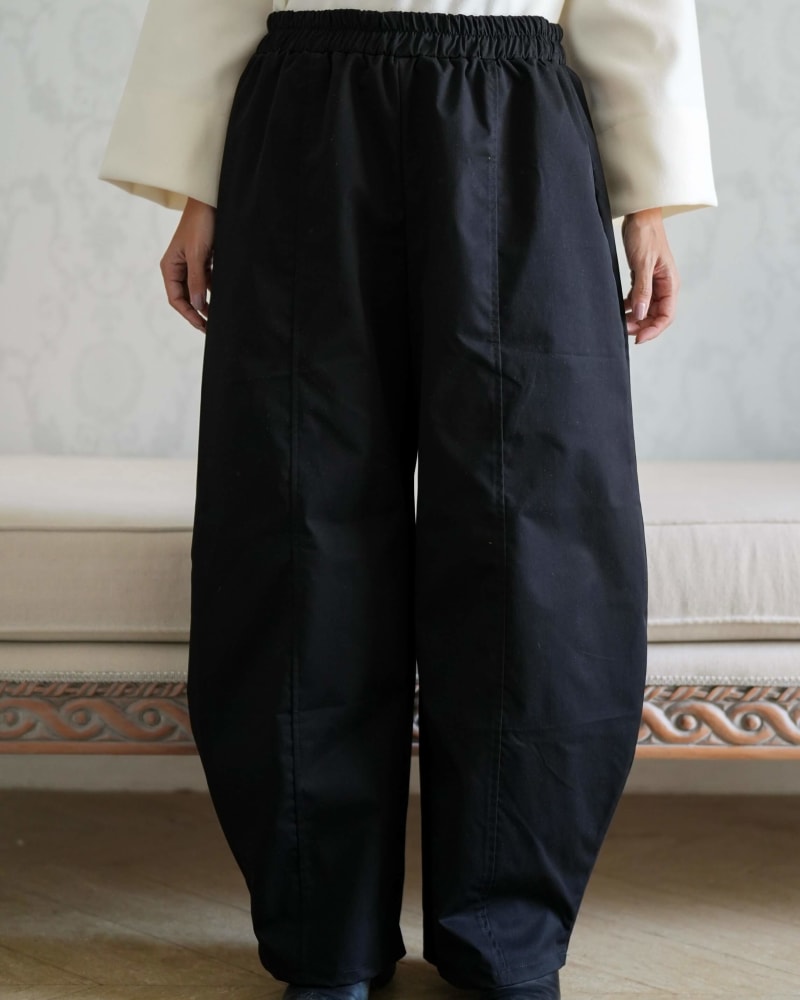 Balloon pants-black