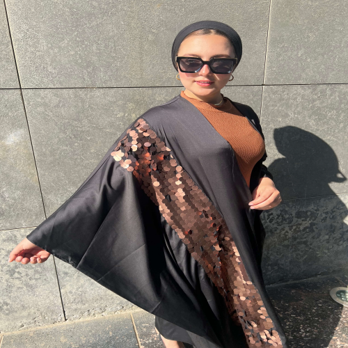 Arabic satin kaftan