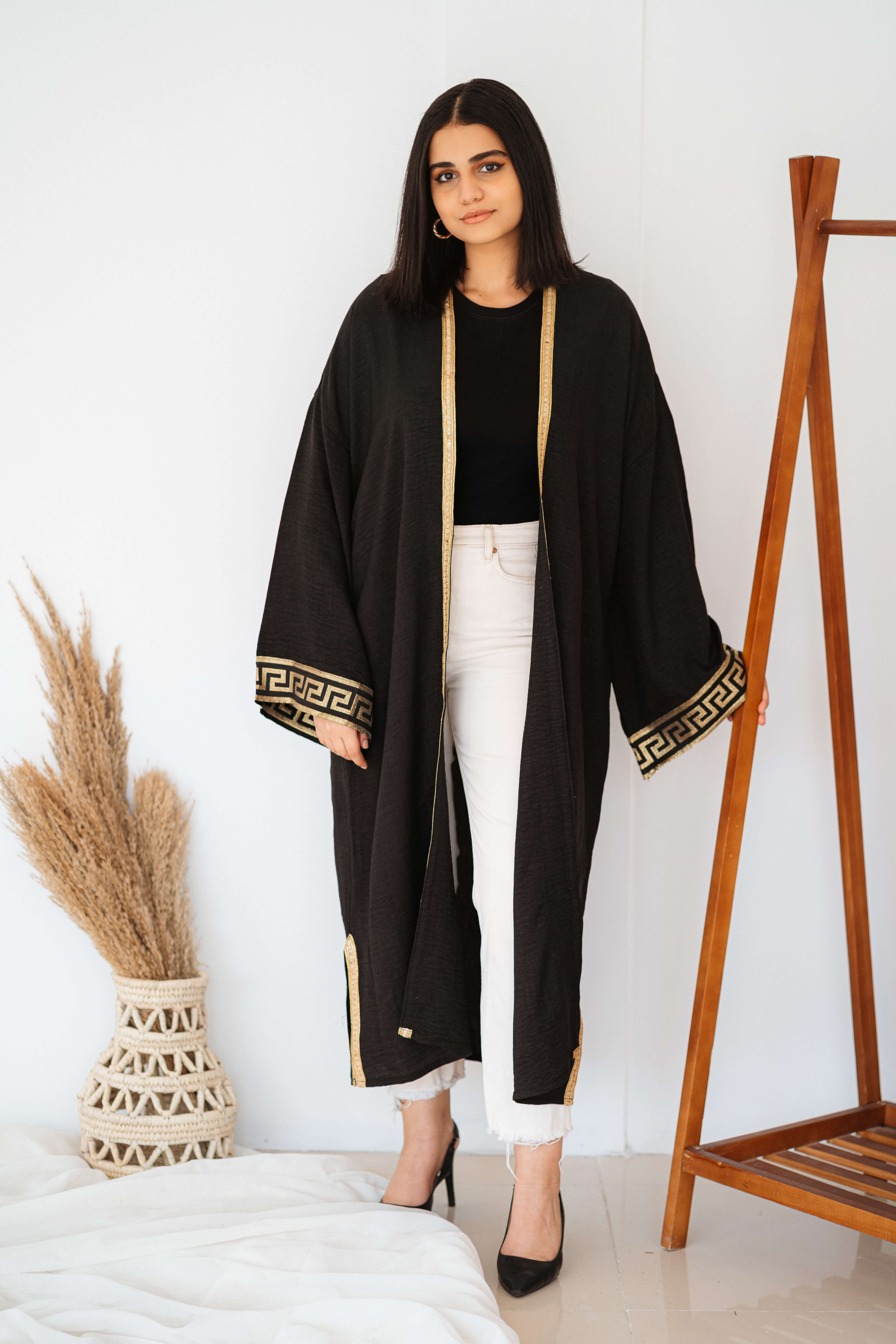  geomitric Calligraphy kaftan  Image